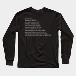 Laini Taylor Quotes Long Sleeve T-Shirt